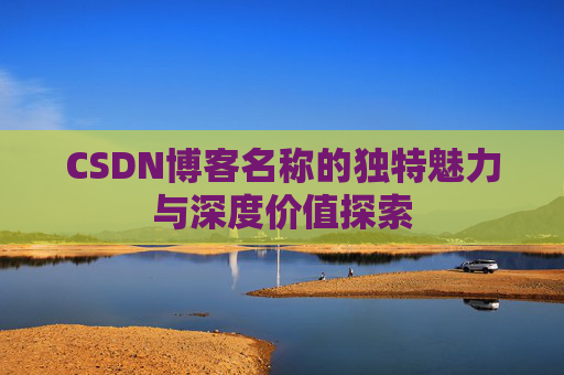 CSDN博客名称的独特魅力与深度价值探索